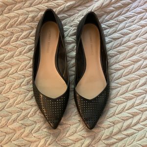 Audrey Brooke Black Flats | Size 9